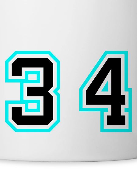 34 Zahl symbol