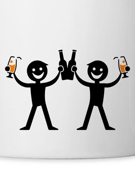 Drinking Bottle of Beer