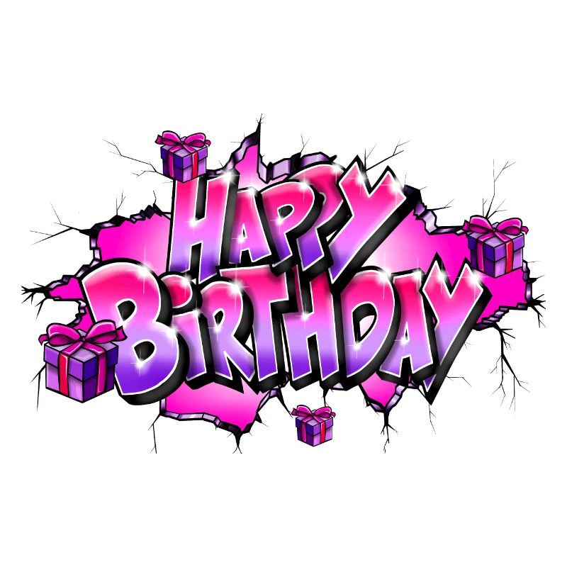 GRAFFITI HAPPY BIRTHDAY