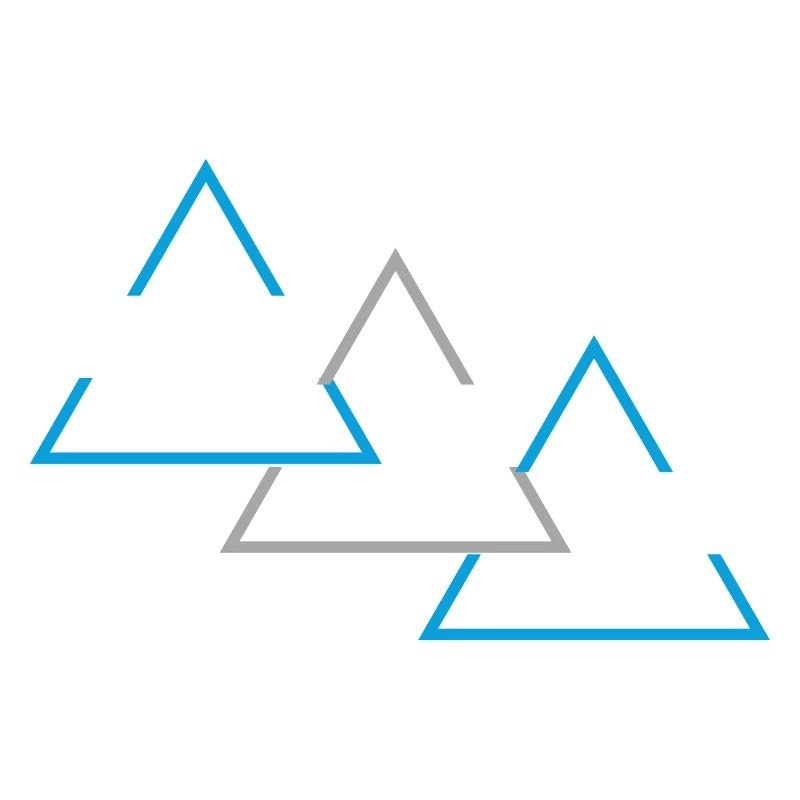 "Triangle geometric print"