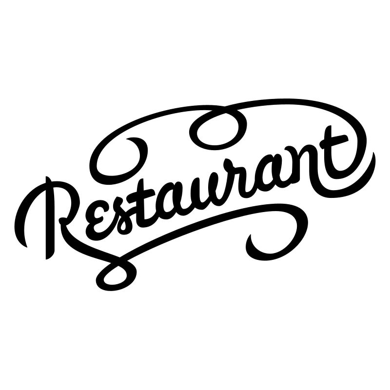 Lettrage de restaurant