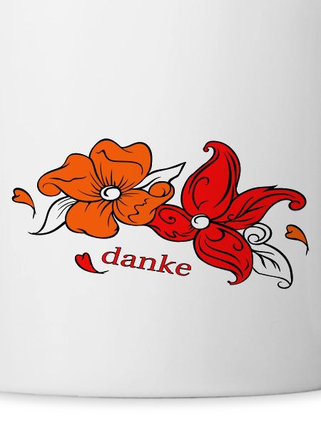 Salutation florale Merci