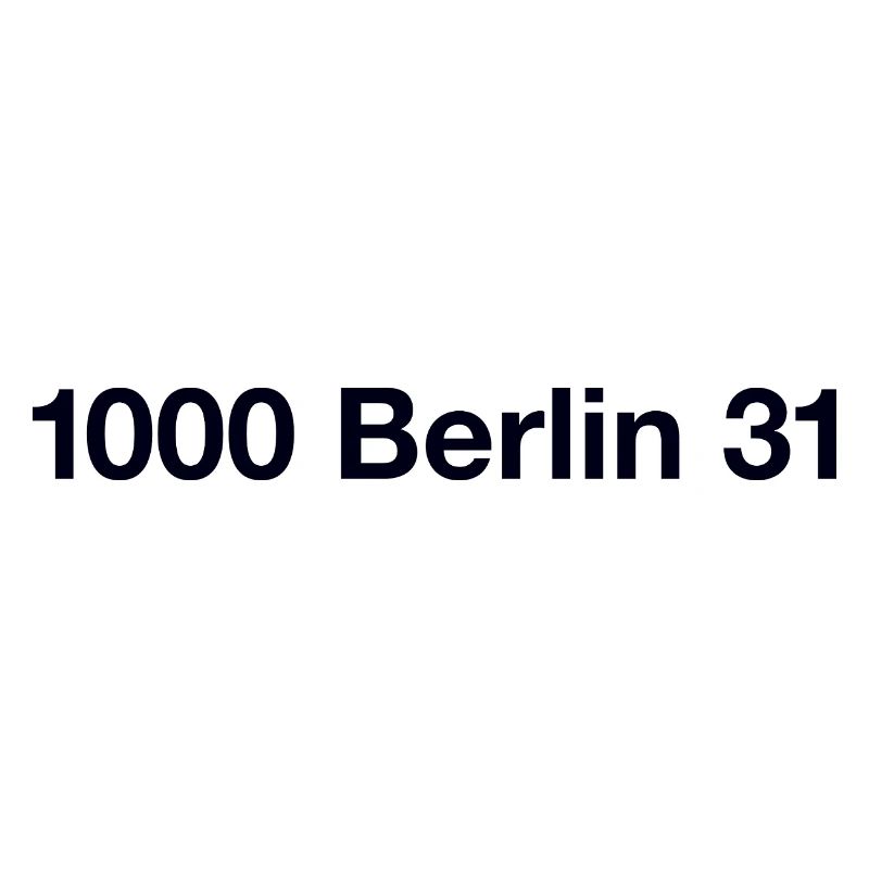 Berlin 31 Wilmersdorf