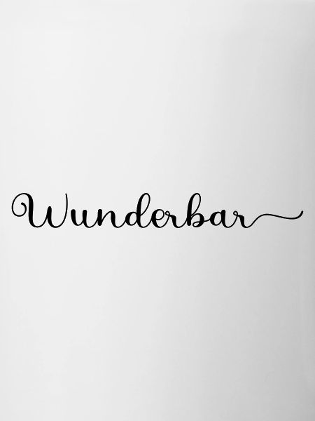 Wunderbar