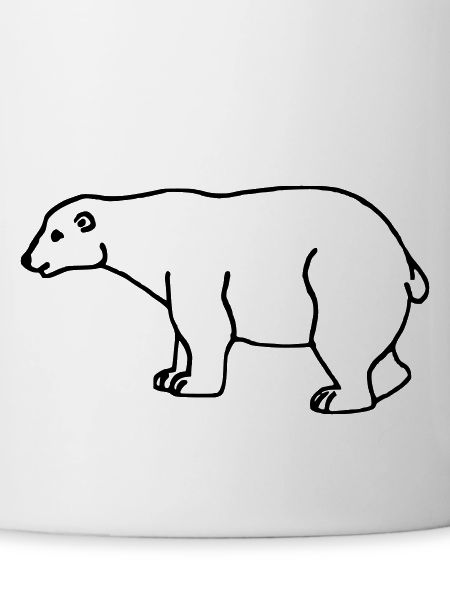 A polar bear