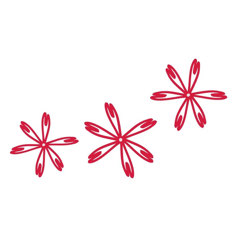 Red cosmos flower