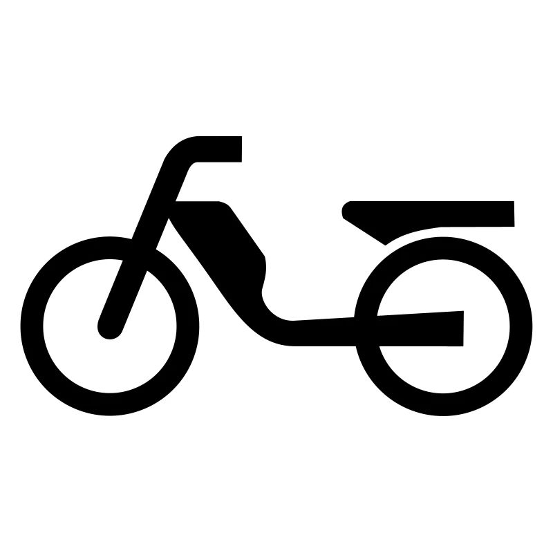 Sinnbild Mofa Moped