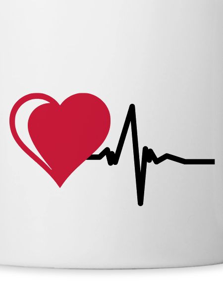 Heart with pulse