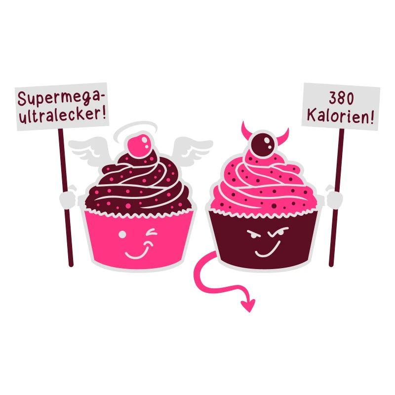 Cupcake - Muffin - Tart - Angels - Devil - 3C