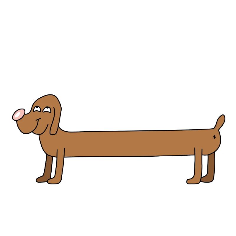 Joyeux long teckel