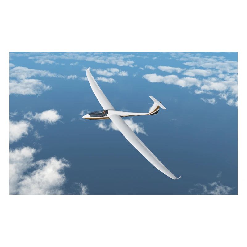 Planeur au-dessus des nuages