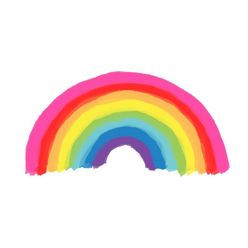 Rainbow 8 colors for acceptance and tolerance