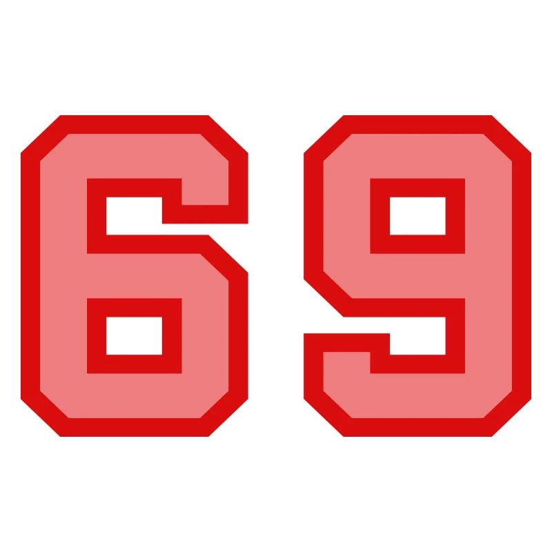 Cool Retro Retrostyle Jersey Number Back Number
