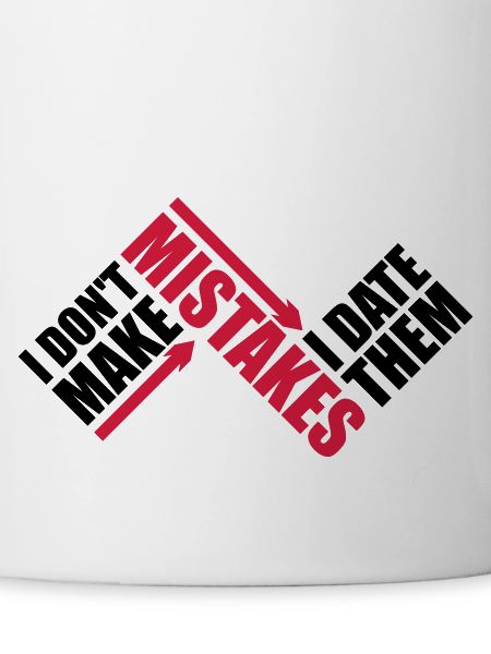 Date Mistakes Quote Logo