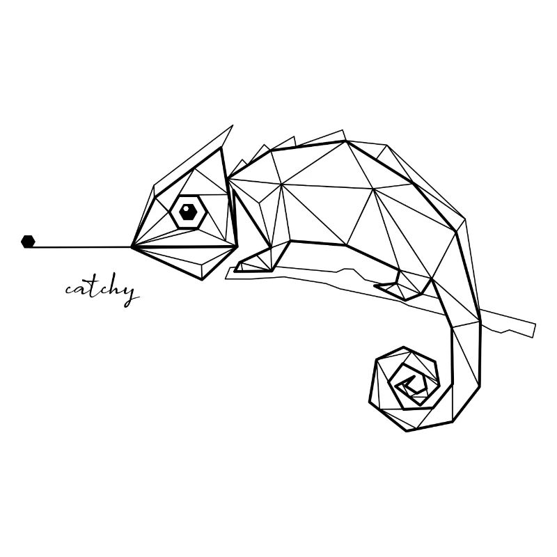 Art au trait caméléon