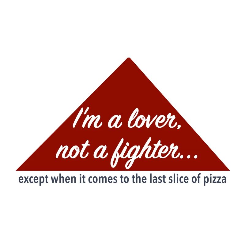 Lover not fighter