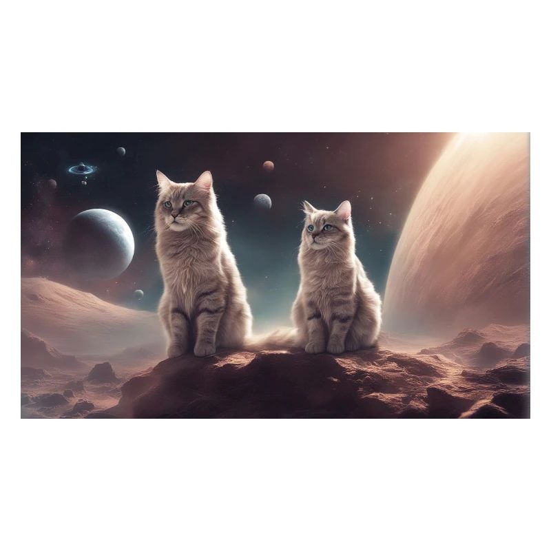 Chats dans l’espace