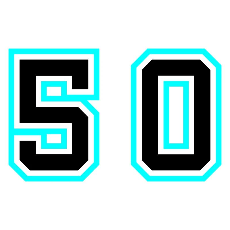 Symbole de 50 chiffres