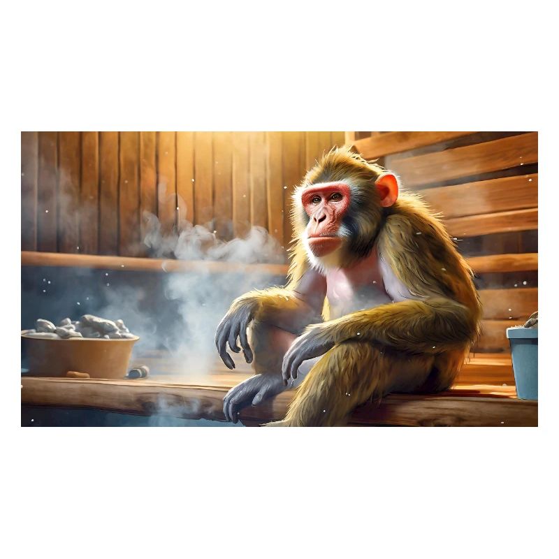 Pun ambiguous expression – Affenhitze (heat)