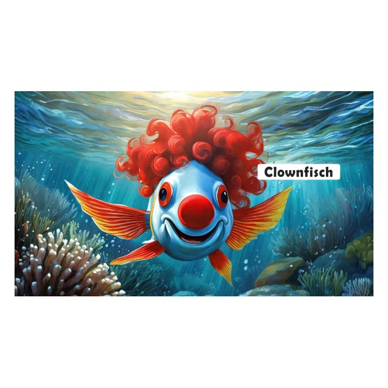 Jeu de mots : expression allemande ambiguë - Clownfisch