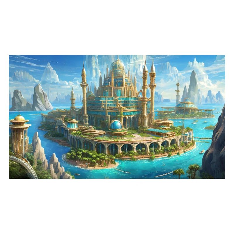 beautiful mythical places – Atlantis before doom