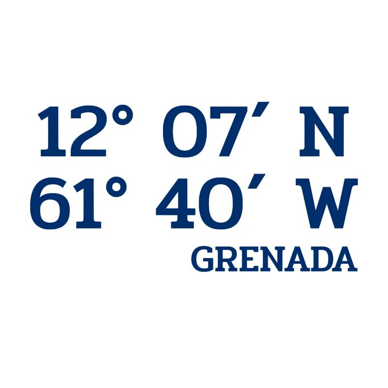 Grenada Coordinates - Koordinaten - Karibik