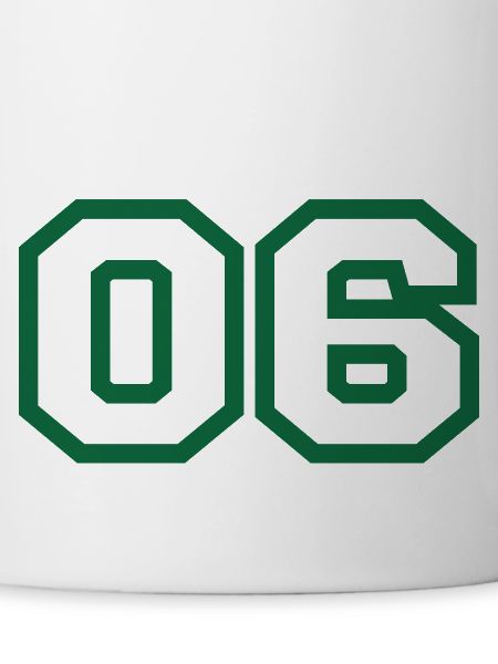 Number 6 green sport