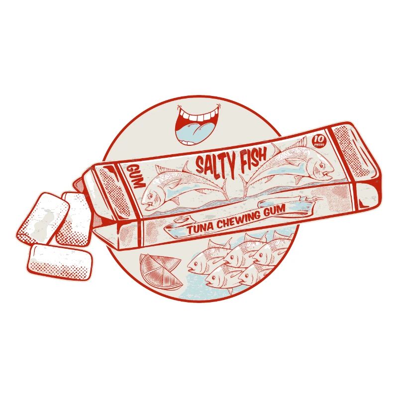 Tuna Fish flavour bubblegum