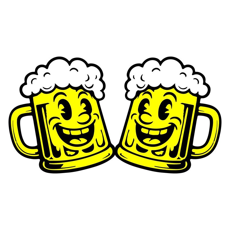 Bier Lustig Bierkrug Comic