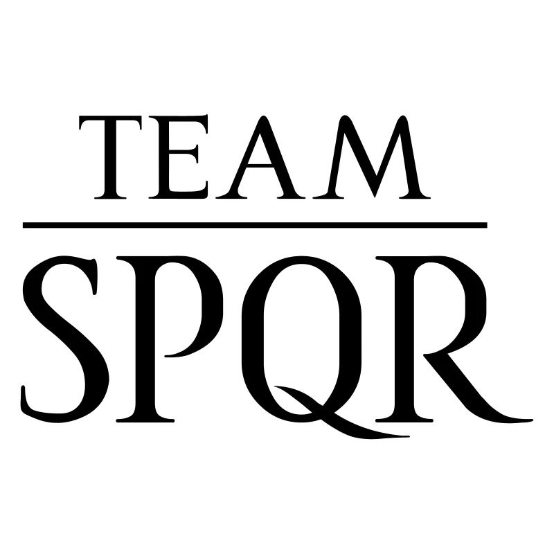 Team SPQR Logo Vektor Dunkel