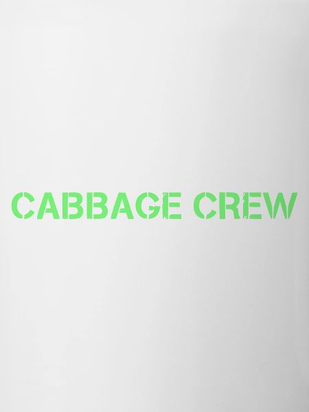 Cabbage Crew Lettrage Vegan