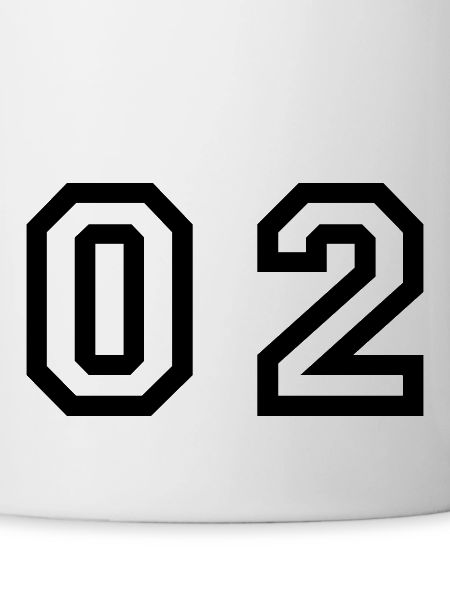 number - 02 - zero two