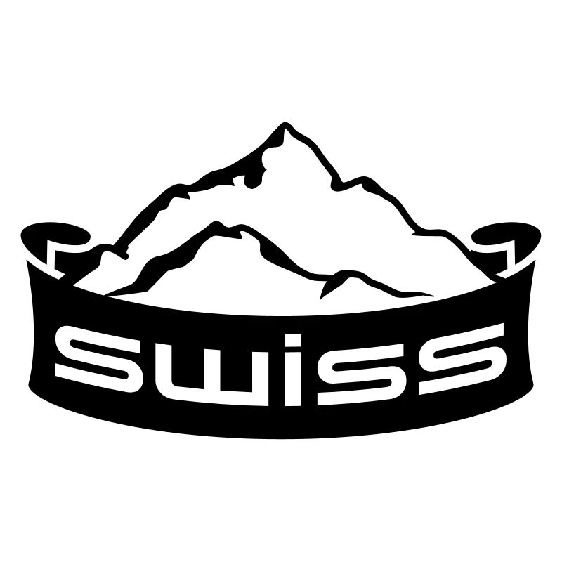 Swiss Mountain Banner Logo
