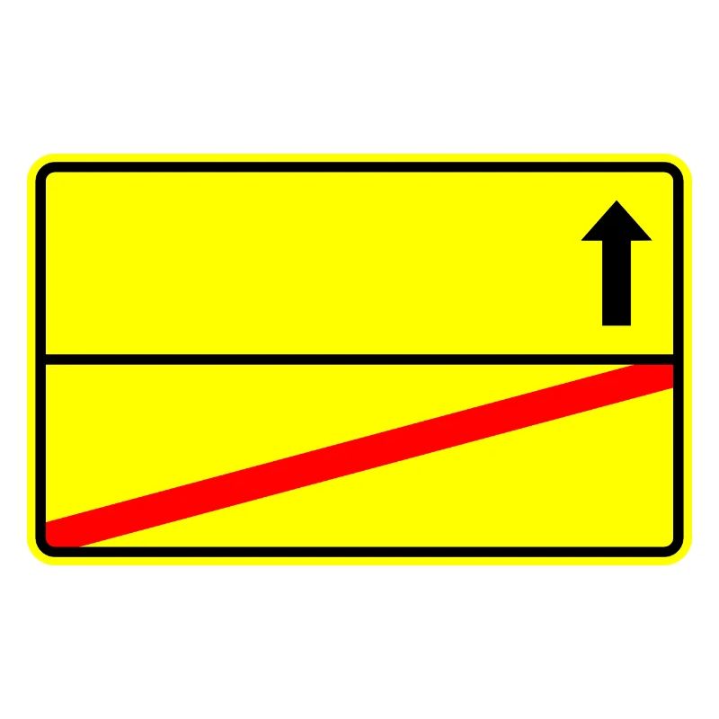 Panneau de signalisation modèle