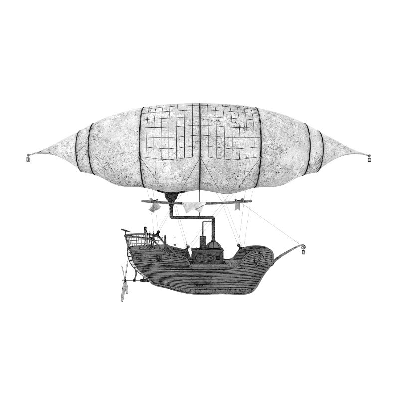 Fantasie Luftschiff