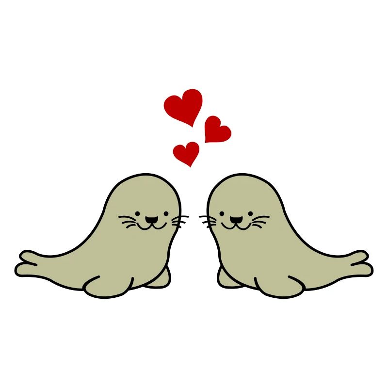 phoques amoureux