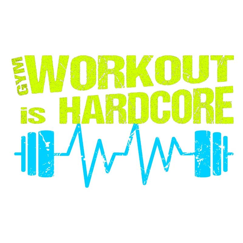 Gym Workout ist Hardcore Training mit Hantel