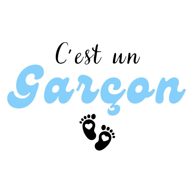 C'est un garçon-annonce grossesse