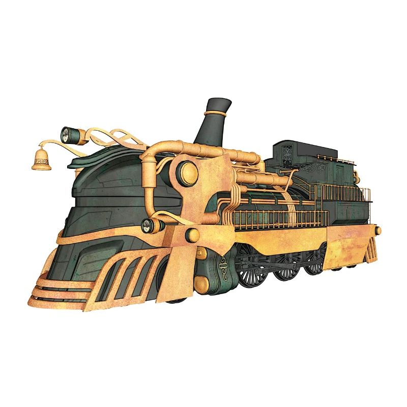 Locomotive à vapeur Steampunk