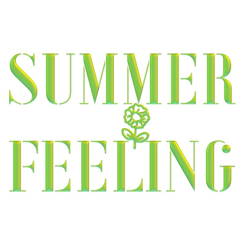 SUMMER FEELING mit Blume