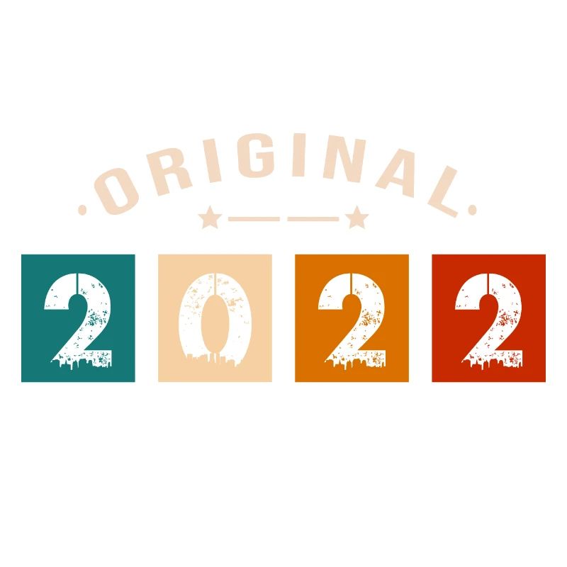 Original 2022 Vintage - Présent D’anniversaire 202
