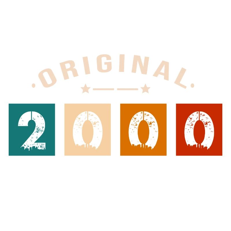 Original 2000 Vintage - Présent D’anniversaire 200