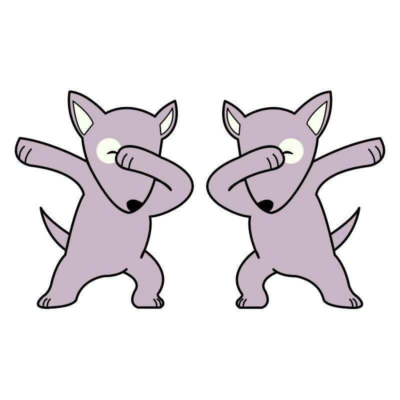 dog dabbing