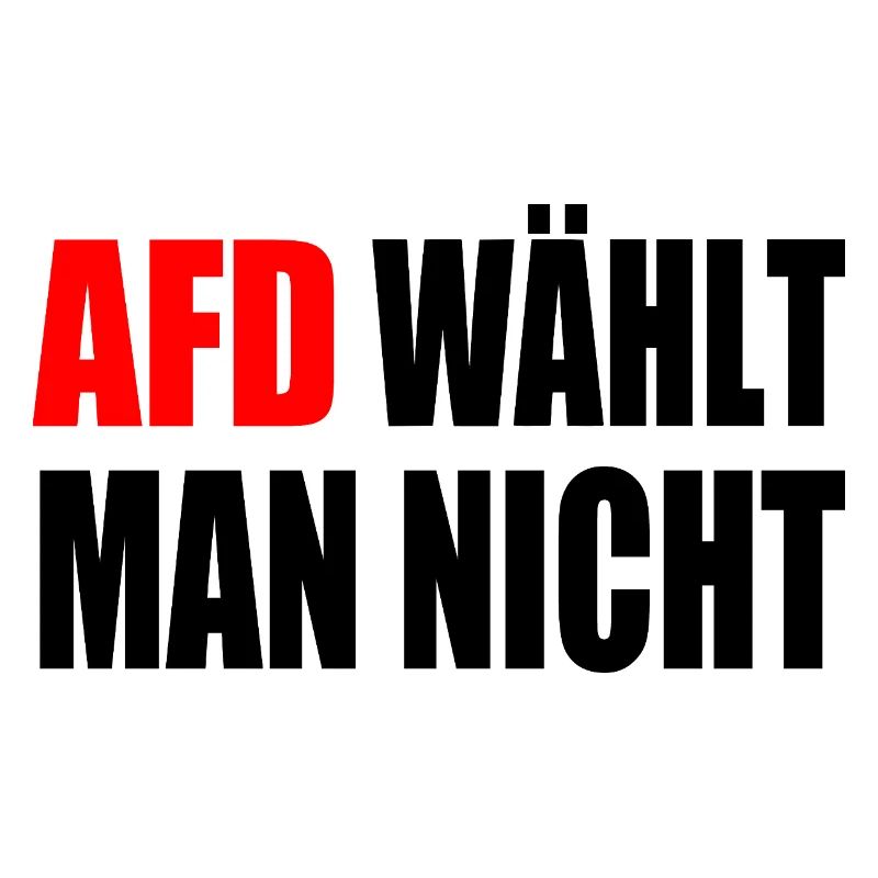 afd wählt man nicht