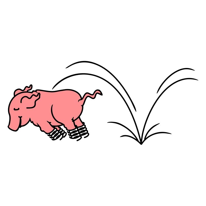 Spring Piggy / Piglet Hopper (2c)