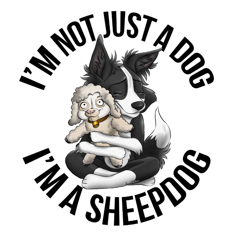 Ich bin ein Schäferhund - Schwarz