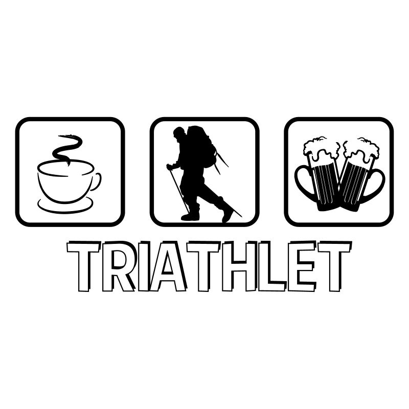 Triathlet Berg Wandern