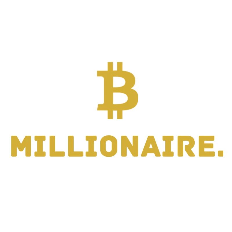 Millionaire. X Bitcoin Millionaire.