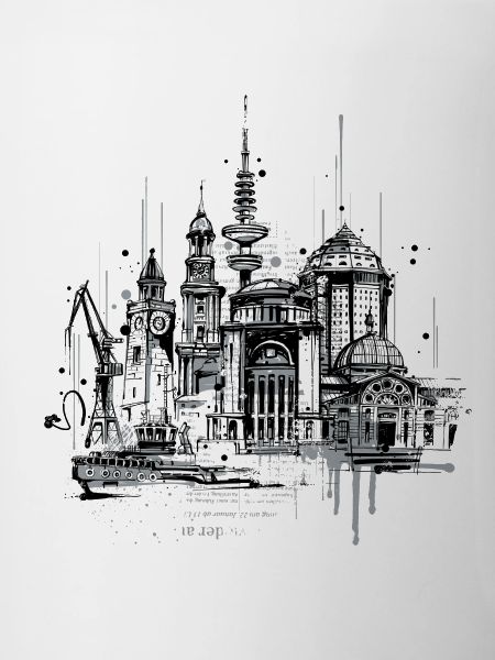 Hamburg illustration