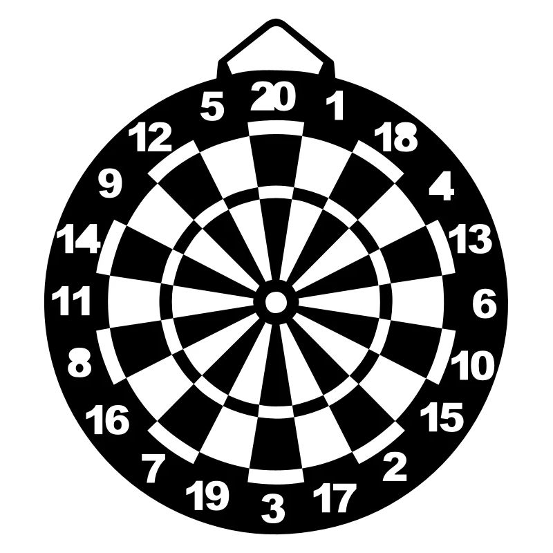 Fléchettes jeu motifs